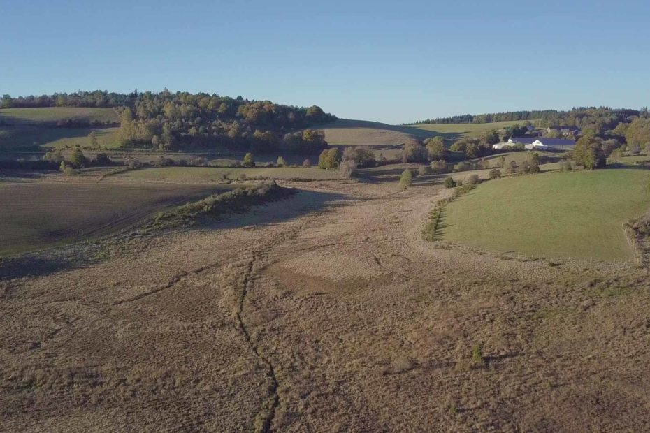 Site archéologique gallo-romain Les Cars - Paysage du Plateau de Millevaches
